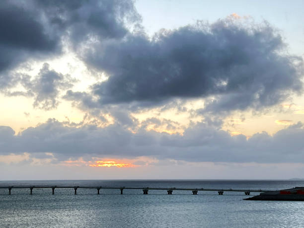 istock Evening view seen from Okinawa Tomigusuku Senagajima 1456480497