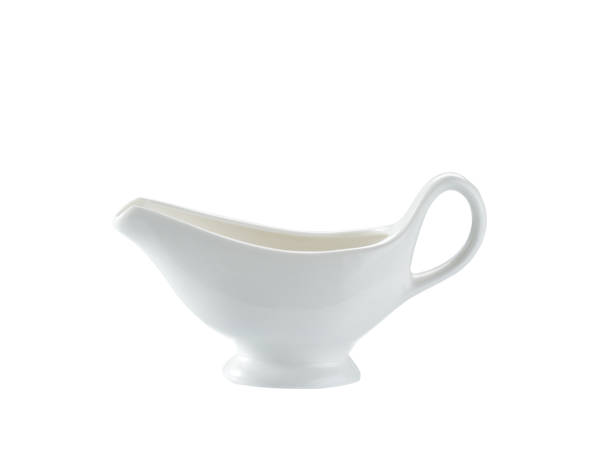 istock Ceramic gravy boat isolated on a white background. 1456491247