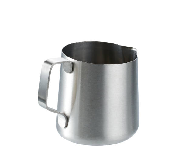 istock Empty pitcher isolated on white background with clipping path. Bartender equipment. Barista Kit. 1456491261