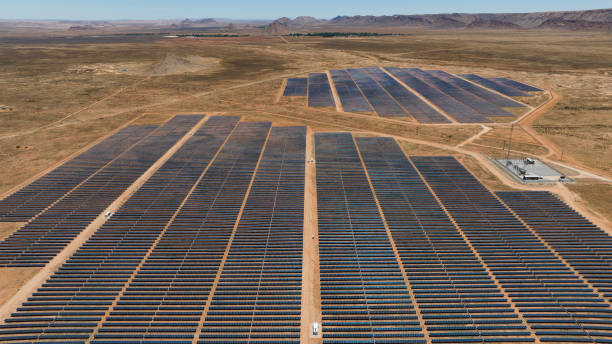 istock High view of Aggenys solar plant 1456496117