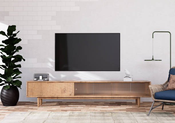 istock mock up poster frame in modern interior fully furnished rooms background, Dining room 1456499341