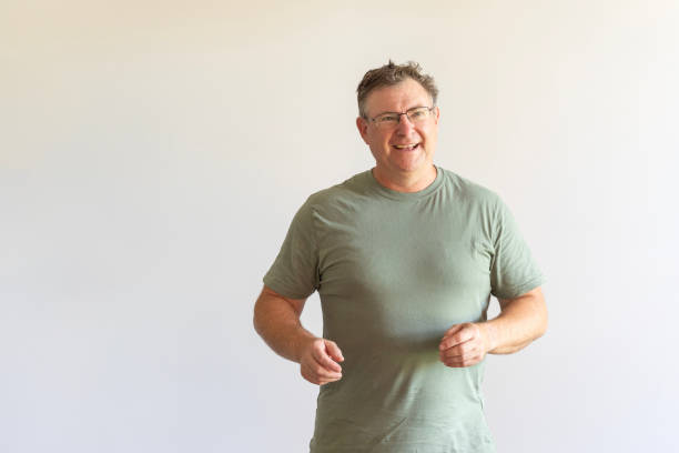 Happy portrait of a middle aged man