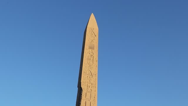 Hatshepsut's standing obelisk, Karnak Temple, Egypt