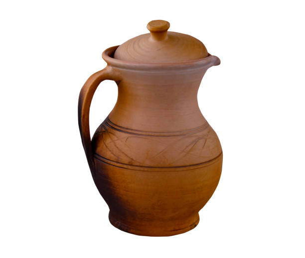 istock Ceramics, pottery on a potter's wheel, jug, clay 1456511599