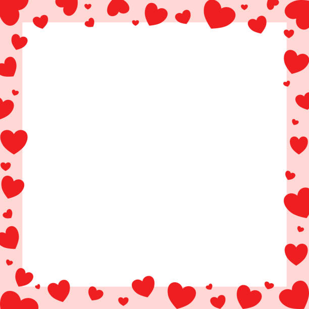 84,000+ Valentines Day Border Stock Illustrations, Royalty-Free Vector ...
