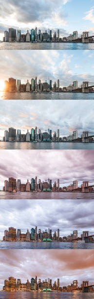 istock New York skyline during a beautiful sunset 1456529899
