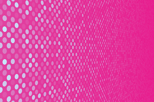 Modern and trendy background. Abstract geometric design with a mosaic of dots and beautiful color gradient. This illustration can be used for your design, with space for your text (colors used: White, Gray, Blue, Pink, Purple). Vector Illustration (EPS file, well layered and grouped), wide format (3:2). Easy to edit, manipulate, resize or colorize. Vector and Jpeg file of different sizes.