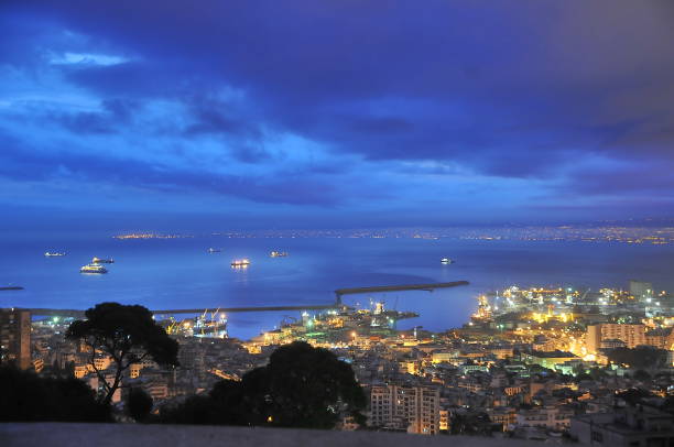 istock Algerian city view at sunset time 1456536991