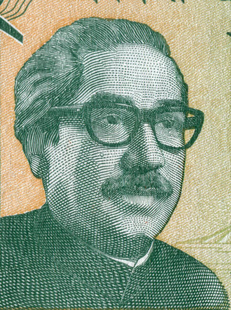 Profile portrait of a senior man