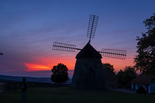 Windmill Kuzelov, Southern Moravia, Czech Republic