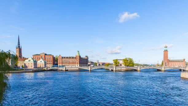 Stockholm in Sweden stock photo