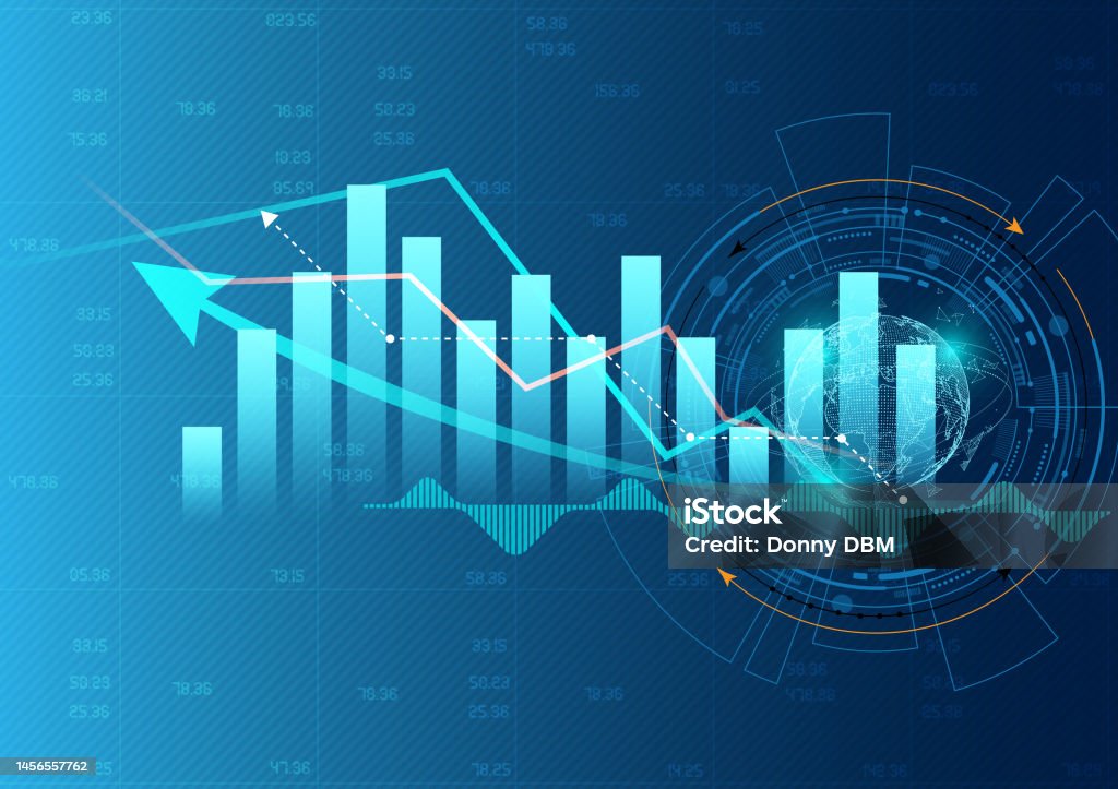 Background Market Pattern Stock Market Finance Graph Pattern Background Image Stock Photo ...