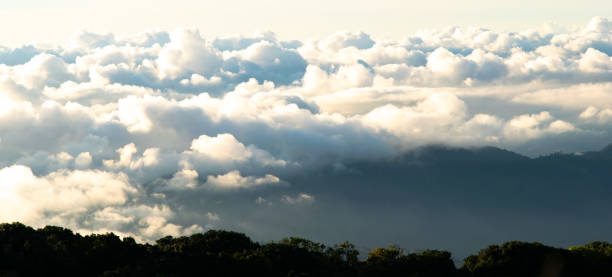 istock Cloudscape with mountain,floating sea of clouds. 1456562737