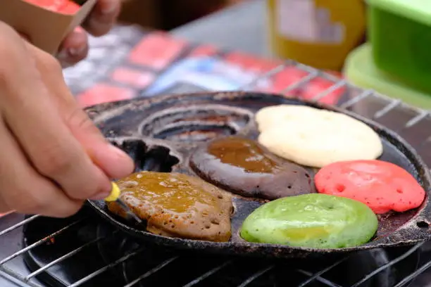 Photo of Making Indonesian Traditional Pancake or Kue Cubit