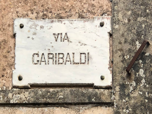 istock marble with street name via Garibaldi in Palermo 1456570048