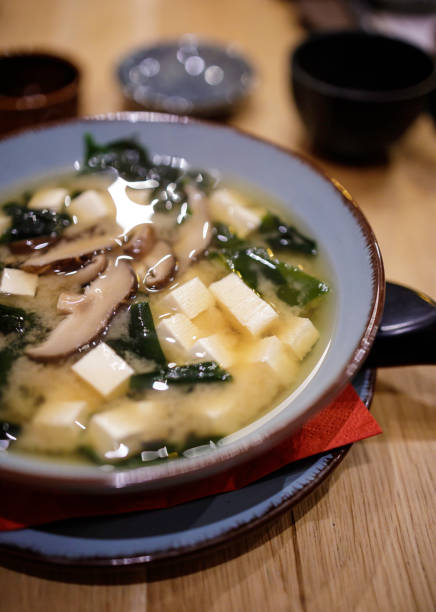 istock vegetarian miso soup in a Japanese restaurant 1456574766