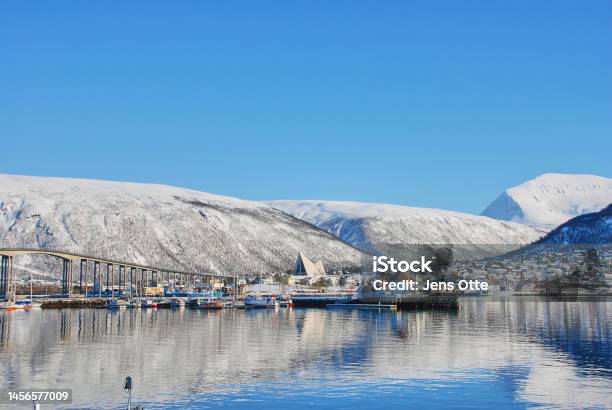 Cathedral In The Port Of Tromso In Northern Norway Stock Photo - Download Image Now - Tromso, Norway, Winter
