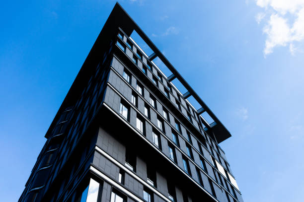 istock wall of a modern building against a clear sky 1456577771