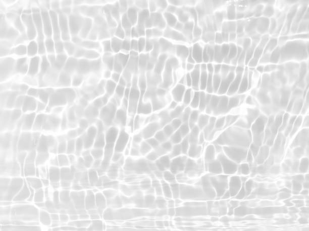 istock Defocus blurred transparent white colored clear calm water surface texture with splashes and bubbles. Trendy abstract nature background. Water waves in sunlight with copy space. White water shine 1456579937