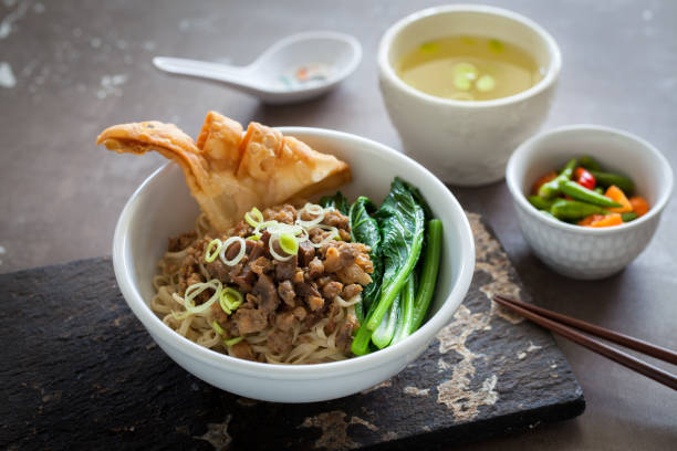 istock Indonesian Chicken noodles. Chicken noodles 1456583110