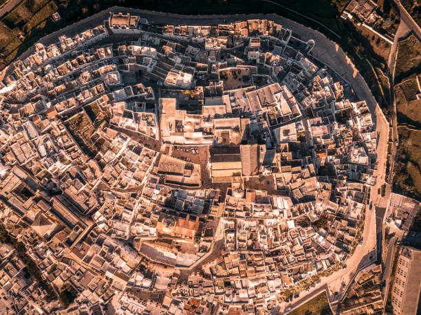 istock Birds Eye View of Ostuni 1456585257