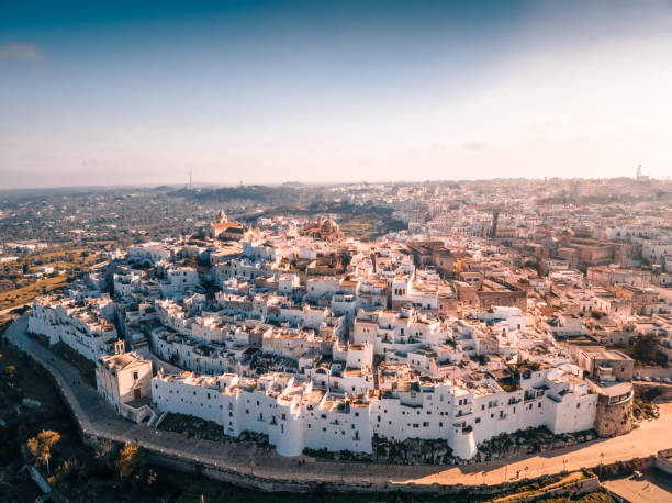 istock Ostuni Cityscape - Italy 1456585419