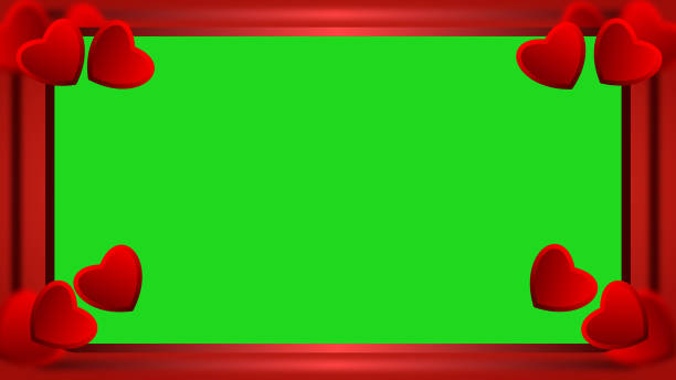 istock love, engagement and marriage anniversary green screen illustration 1456590080