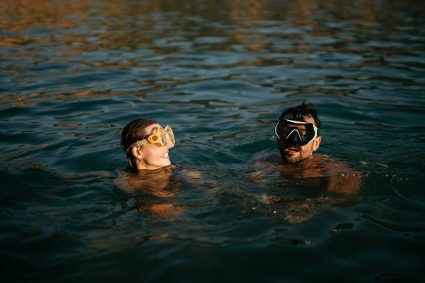 istock Swimming in sea 1456591568
