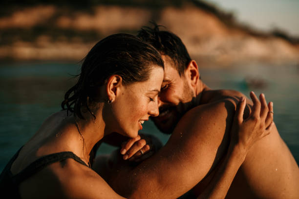 istock Sungazing with my love 1456592703