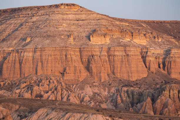 istock Stunning Cappadocia landscape with the rock formations during a beautiful sunset. Red & Rose Valley, Cappadocia, central Anatolia, Turkey 1456595263