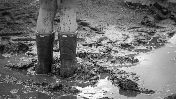 istock Jumping in the muddy puddles 1456595289