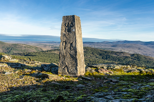 Rune stone at Kallby Hallar, Sweden.