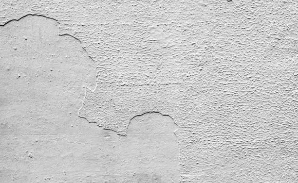 Cement texture,Stone Concrete background,Rock plastered stucco wall,Paint flat fade, White Grey solid floor grain.Rough top brushed print sand brick on old building,Exterior wall with copy space