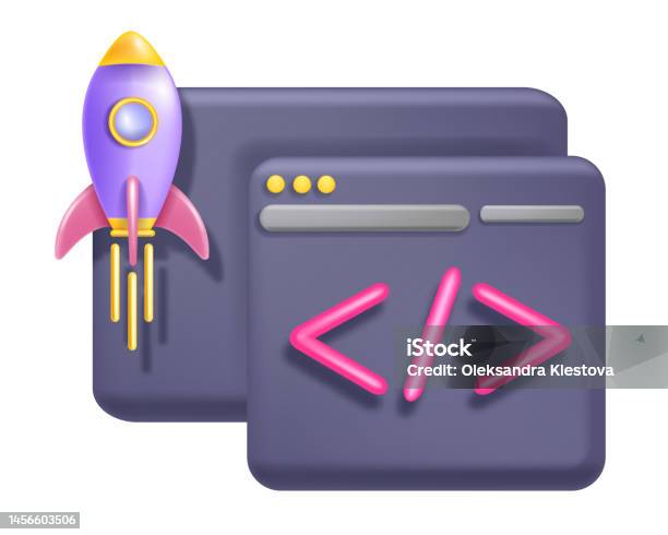 Ilustrasi Program Python Ikon Kode 3d Api Abstrak Python Bisnis Vektor Desain Komputer Teknologi ...
