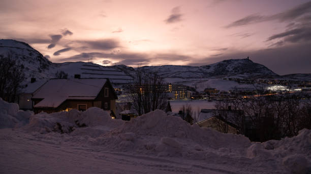 istock Mountain view in the winter time 1456603613