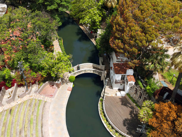 istock Aerial View of San Antonio Riverwalk 1456603851