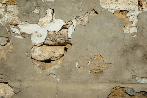 istock Stone building wall with cracks after strong earthquake 1456606688