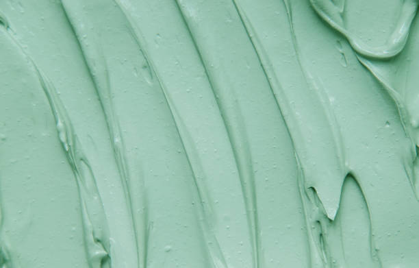 istock Clay texture spa mask for face and body. Selective focus. 1456616901