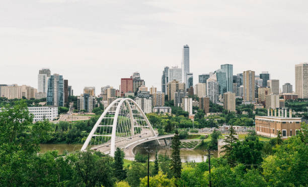istock Distant shot of Downtown Edmonton in the summertime 1456618740