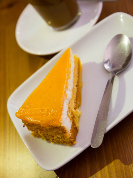 istock Slice of creamy mousse cheesecake 1456619373