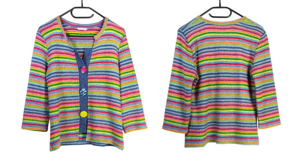 istock Striped women's cardigan 1456619910