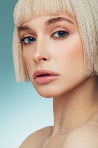 istock Beautiful woman with natural make-up 1456626337
