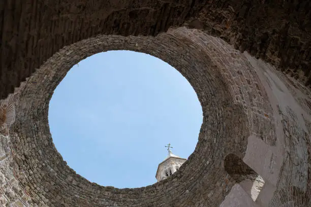 The Vestibule in in Diocletians Palace split croatia