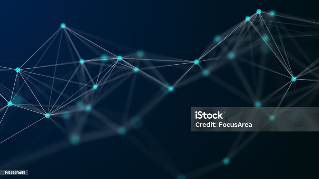 Computer Background Landscape Tech 4k Technologic Background Digital Landscape Blue Stock Photo - Download ...