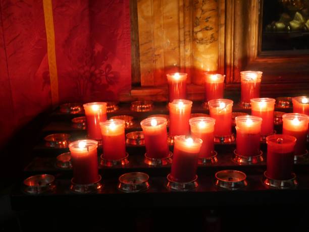 istock Candles in a katholic church in Mdina 1456641634