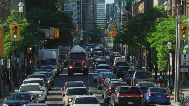 Traffic jam in Toronto