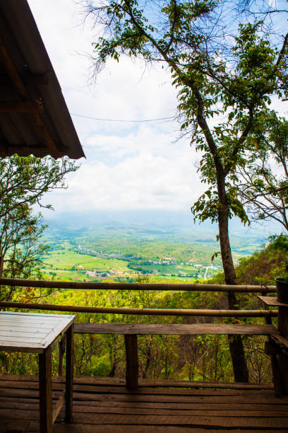 istock Top view of Pan city from Thai style terrace 1456655912