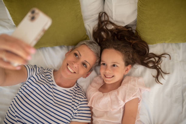 istock Mother and daughter have fun together 1456659225