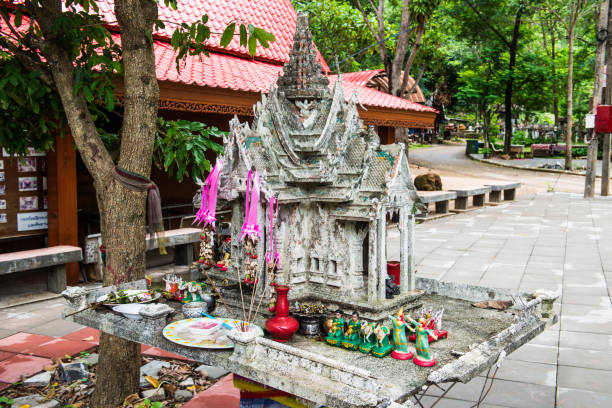 istock Thai style spirit house 1456663687