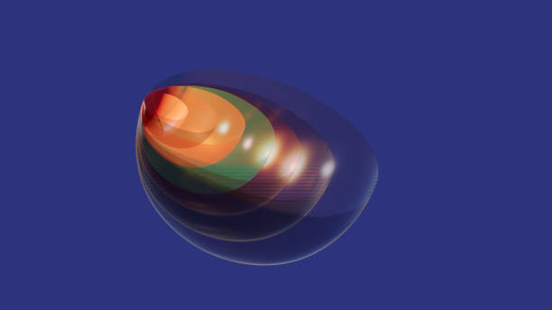 3d render, abstract background, ball, primitive geometric shapes, minimal design elements
